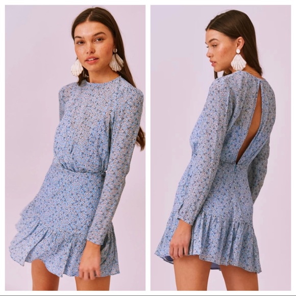 Finders Keepers Dresses & Skirts - NWT Finders Keepers Blossom Long Sleeve Mini Dress